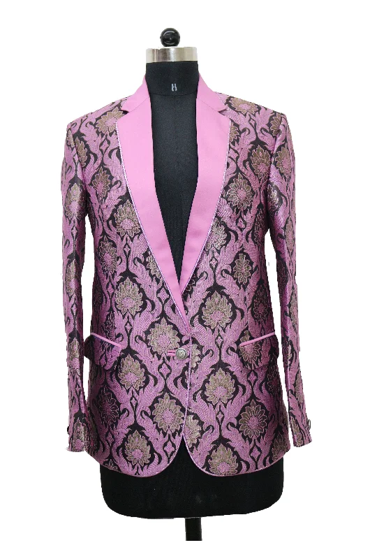 Ladies Pink Power Blazer