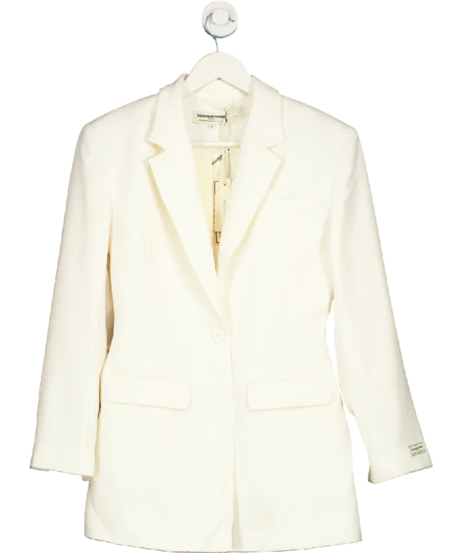 The Giving Movement Cream Re-form100 Blazer UK M