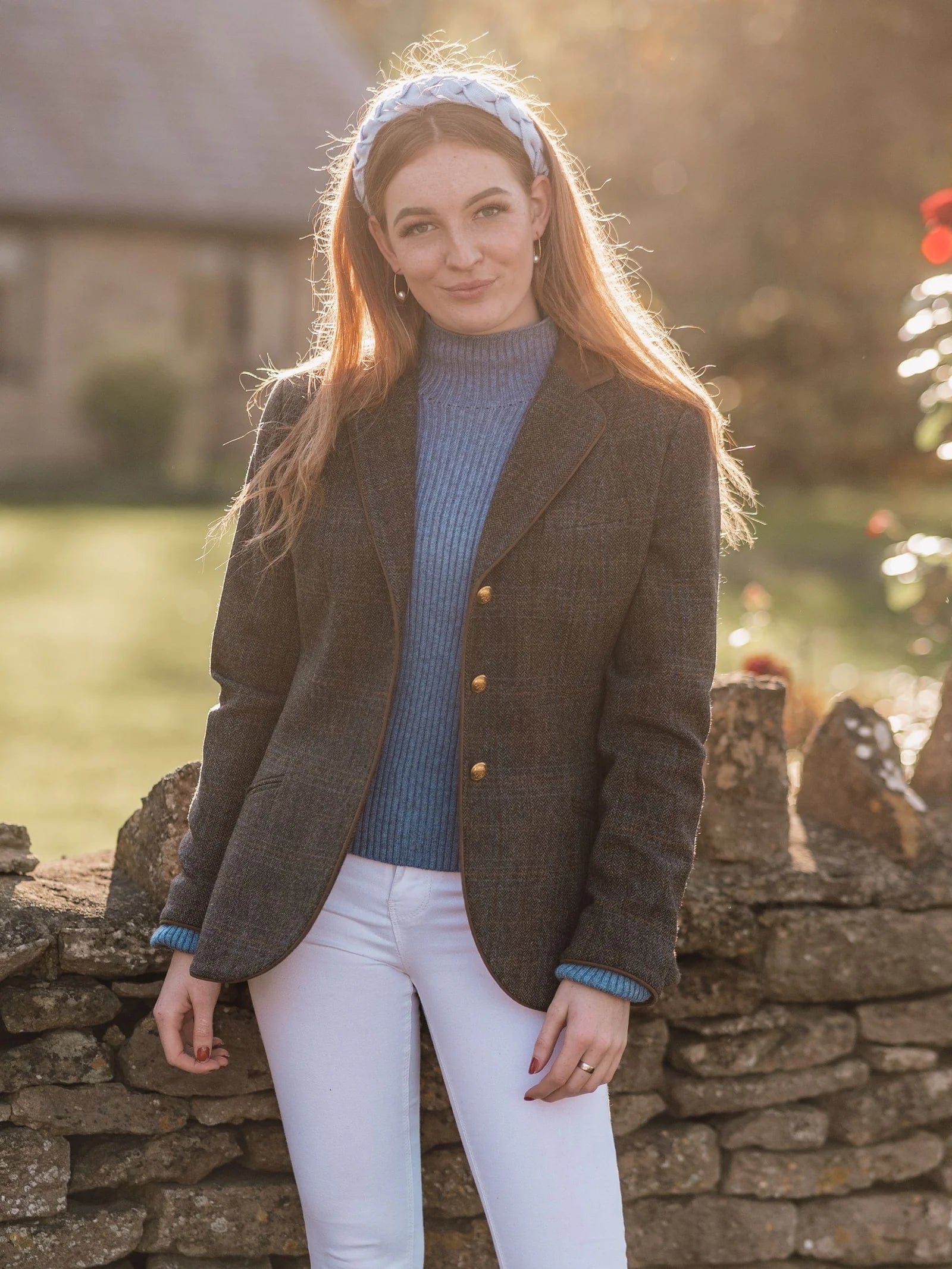 Alan Paine - Tweed Ladies Surrey Taupe Blazer