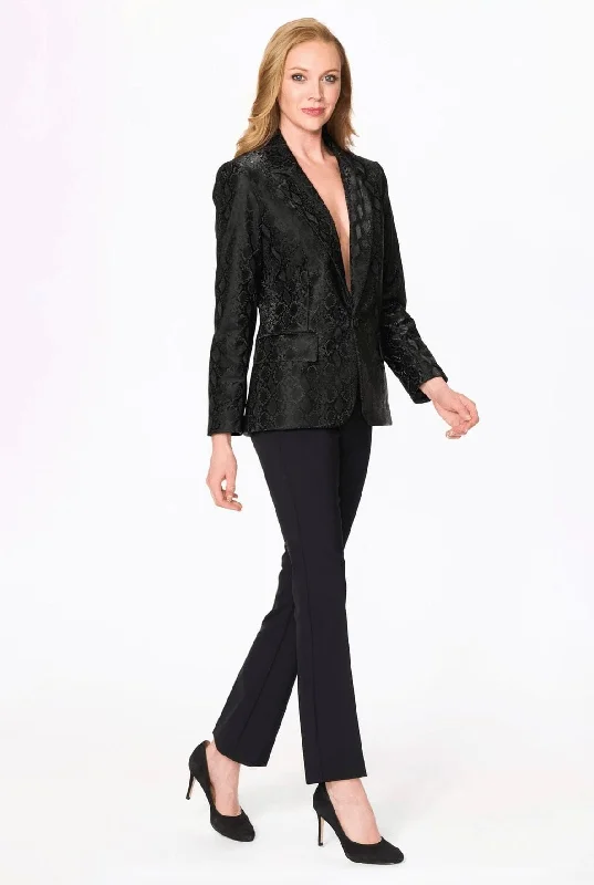 Estelle & Finn Python Print Blazer